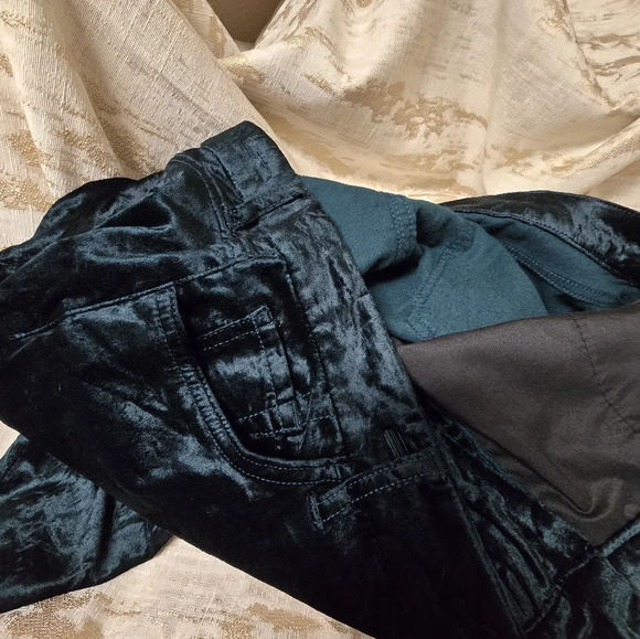Jen7 by 7 for All Mankind - Velvet Ankle Skinny Jeans - Green - Plus Size 18 - Picture 14 of 16